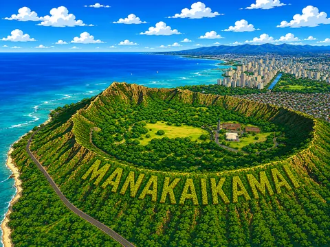 Diamond Head Oahu - Mana Kai Aka Mai